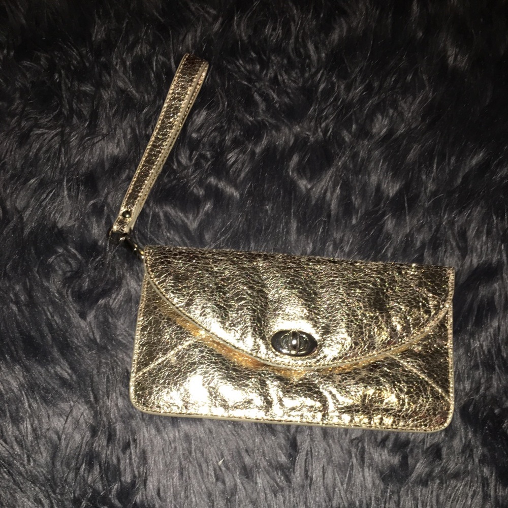 Gold wristlet